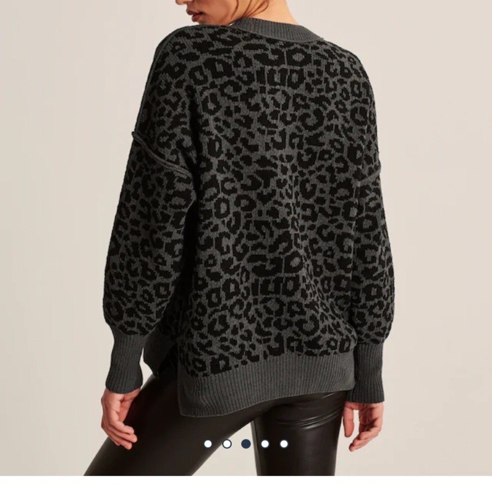 Abercrombie & Fitch oversized chenille sweater